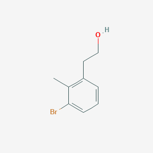 molecular formula C9H11BrO B8661032 2-(3-Bromo-2-methylphenyl)ethanol 