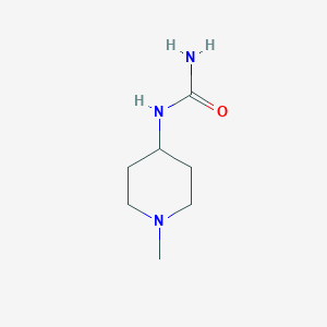 molecular formula C7H15N3O B8661046 (1-Methyl-piperidin-4-yl)-urea 