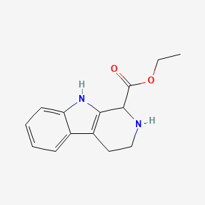 molecular formula C14H16N2O2 B8661051 ethyl 2,3,4,9-tetrahydro-1H-pyrido[3,4-b]indole-1-carboxylate CAS No. 6649-92-9
