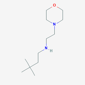 molecular formula C12H26N2O B8661131 (3,3-Dimethyl-butyl)-(2-morpholin-4-yl-ethyl)-amine 