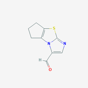 6,7-Dihydro-5H-cyclopent[d]imidazo[2,1-b]thiazole-3-carboxaldehyde