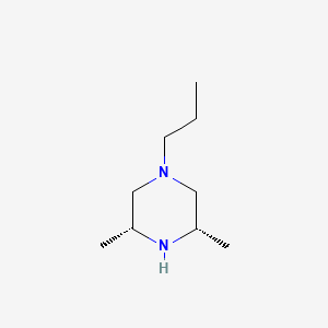 (3R,5S)-3,5-Dimethyl-1-propylpiperazine