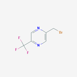 Pyrazine, 2-(bromomethyl)-5-(trifluoromethyl)-
