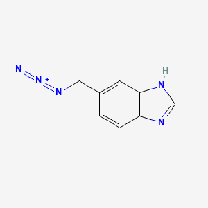 molecular formula C8H7N5 B8661443 5-(Azidomethyl)-benzimidazole 