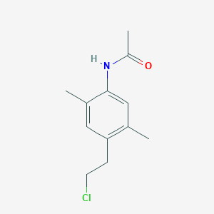 B8661491 N-[4-(2-Chloroethyl)-2,5-dimethylphenyl]acetamide CAS No. 690978-47-3