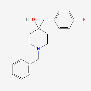 1-Benzyl-4-(4-fluoro-benzyl)-piperidin-4-ol