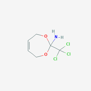 2-(Trichloromethyl)-4,7-dihydro-2H-1,3-dioxepin-2-amine