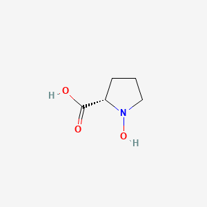 molecular formula C5H9NO3 B8661560 L-Proline, 1-hydroxy- 