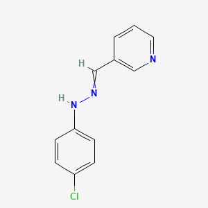 3-Pyridinecarbaldehyde-p-chlorophenylhydrazone