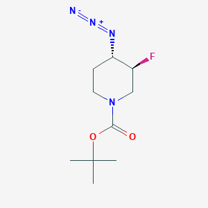 (3,4)-trans-tert Butyl-4-azido-3-fluoropiperidine-1-carboxylate