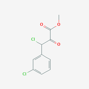 3-Chloro-3-(3-chloro-phenyl)-2-oxo-propionic acid methyl ester