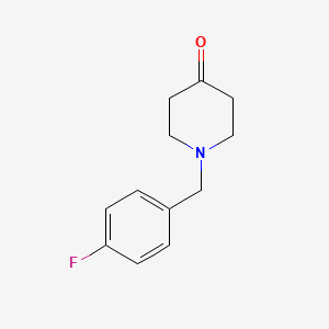 molecular formula C12H14FNO B8661708 1-(4-Fluorobenzyl)-4-piperidone 