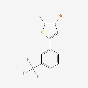 3-Bromo-2-methyl-5-[3-(trifluoromethyl)phenyl]thiophene