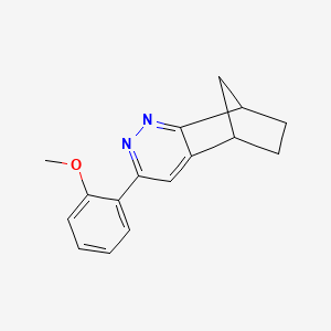 molecular formula C16H16N2O B8661804 3-(2-Methoxyphenyl)-5,6,7,8-tetrahydro-5,8-methanocinnoline CAS No. 918874-29-0