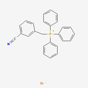 molecular formula C26H21BrNP B8661808 (3-Cyanobenzyl)triphenylphosphonium bromide CAS No. 24722-19-8