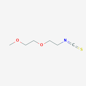 molecular formula C6H11NO2S B8661848 1-Isothiocyanato-2-(2-methoxyethoxyl)ethane 