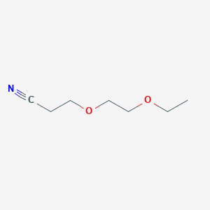 molecular formula C7H13NO2 B8661860 3-(2-Ethoxyethoxy)propanenitrile CAS No. 35633-51-3