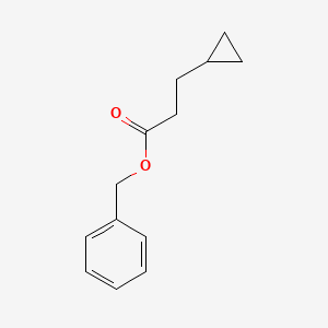 molecular formula C13H16O2 B8661863 Benzyl 3-cyclopropylpropanoate 