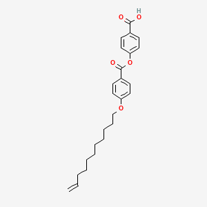 4-({4-[(Undec-10-en-1-yl)oxy]benzoyl}oxy)benzoic acid