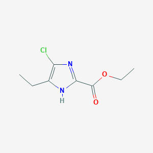 ethyl 4-chloro-5-ethyl-1H-imidazole-2-carboxylate