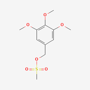 molecular formula C11H16O6S B8661882 3,4,5-Trimethoxybenzyl methanesulfonate 