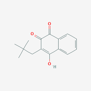 3-(2,2-Dimethylpropyl)-4-hydroxynaphthalene-1,2-dione
