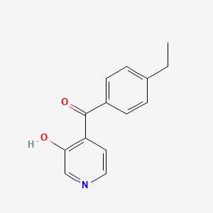 (4-Ethylphenyl)(3-hydroxy-4-pyridinyl)methanone