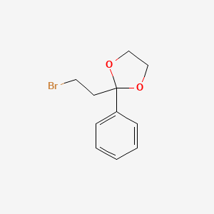 2-(2-Bromoethyl)-2-phenyl-1,3-dioxolane