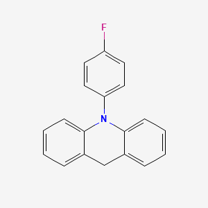 molecular formula C19H14FN B8661984 10-(4-Fluorophenyl)-9,10-dihydroacridine CAS No. 366015-67-0