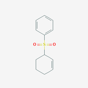 molecular formula C12H14O2S B8661988 3-(Phenylsulfonyl)cyclohexene 