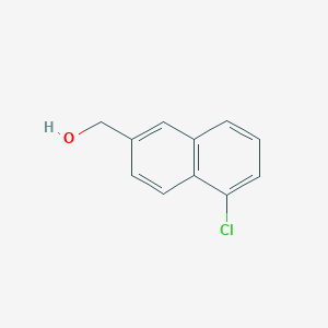molecular formula C11H9ClO B8662056 5-Chloro-2-hydroxymethylnaphthalene 