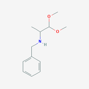 molecular formula C12H19NO2 B8662137 Benzyl-(2,2-dimethoxy-1-methyl-ethyl)-amine 