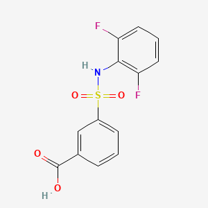 3-{[(2,6-Difluorophenyl)amino]sulfonyl}benzoic acid