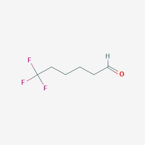 molecular formula C6H9F3O B8662200 6,6,6-Trifluorohexanal 