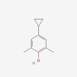 molecular formula C11H14O B8662221 4-Cyclopropyl-2,6-dimethylphenol 