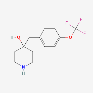 4-(4-Trifluoromethoxy-benzyl)-piperidin-4-ol