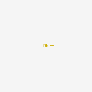 molecular formula Rh+2 B8662247 Rhodium, ion(Rh2) CAS No. 22541-60-2