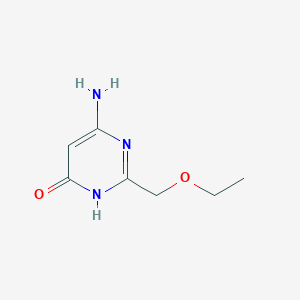 molecular formula C7H11N3O2 B8662265 6-amino-2-(ethoxymethyl)-4(3H)-pyrimidinone 