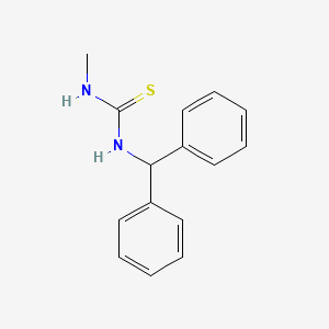 molecular formula C15H16N2S B8662303 N-benzhydryl-N'-methylthiourea 