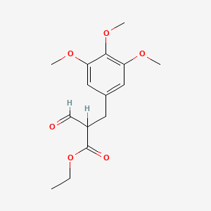 Ethyl 2-formyl-3-(3,4,5-trimethoxyphenyl)propionate