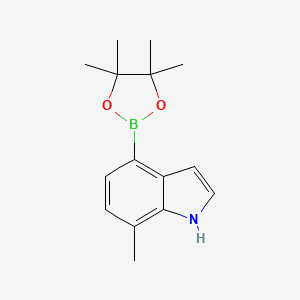 7-Methyl-4-(4,4,5,5-tetramethyl-[1,3,2]dioxaborolan-2-yl)-1H-indole