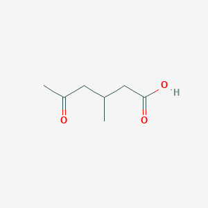 molecular formula C7H12O3 B8662486 3-Methyl-5-oxohexanoic acid 