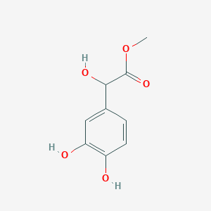 molecular formula C9H10O5 B8662513 Methyl 2-(3,4-dihydroxyphenyl)-2-hydroxyacetate 