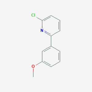 molecular formula C12H10ClNO B8662547 2-Chloro-6-(3-methoxyphenyl)pyridine 