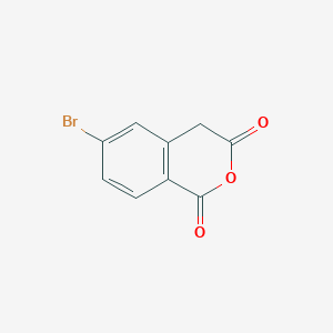 molecular formula C9H5BrO3 B8662618 6-Bromoisochroman-1,3-dione 