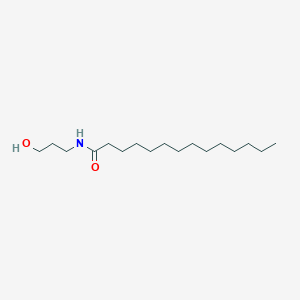molecular formula C17H35NO2 B8662660 N-(3-Hydroxypropyl)tetradecanamide CAS No. 58527-73-4