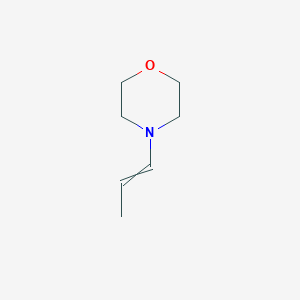 molecular formula C7H13NO B8662767 4-(Prop-1-en-1-yl)morpholine CAS No. 20521-59-9