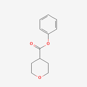 molecular formula C12H14O3 B8662776 Phenyl oxane-4-carboxylate CAS No. 917566-84-8