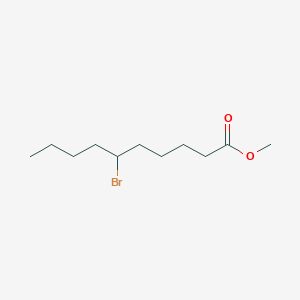 molecular formula C11H21BrO2 B8662782 Methyl 6-bromodecanoate CAS No. 119105-72-5