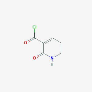 molecular formula C6H4ClNO2 B8662864 2-Hydroxynicotinoyl chloride 